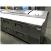 Image 1 : True 60" Pizza Prep Table w/ 4 Drawers