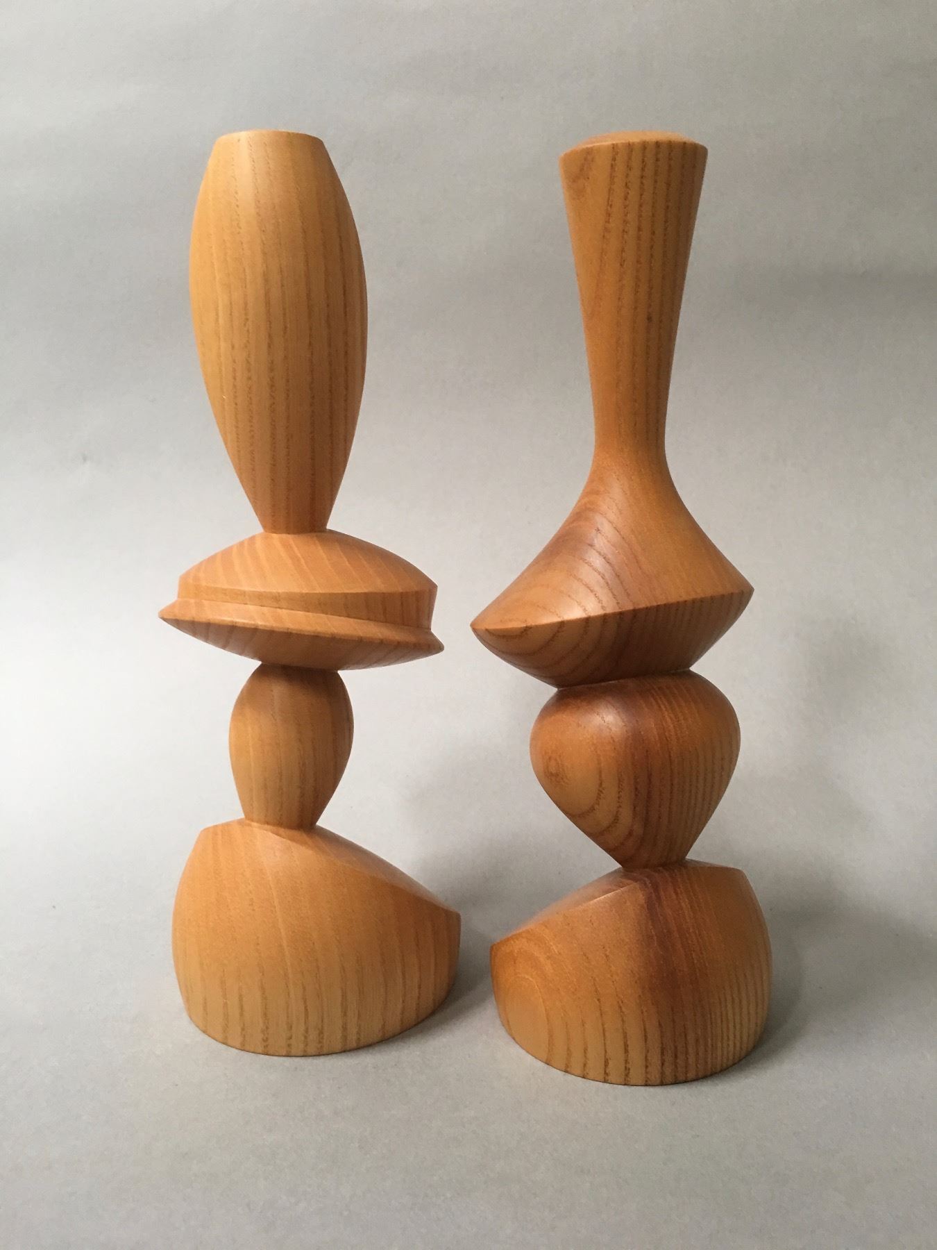 Mark Sfirri Pair Of Multiple Axis Turned Candlesticks Mark sfirri pair of multiple axis turned candlesticks