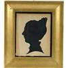 Image 1 : Lot #  508:  LARGE HOLLOW CUTOUT SILHOUETTE OF ANN HARROD.
