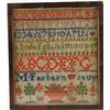Image 1 : Lot #  510:  SMALL COLORFUL CHILDHOOD SAMPLER.