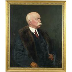 Lot #  516:  ALEXANDER POPE JR (American, 1849-1924) PORTRAIT OF ROGER LEWIS BARSTOW, JR.