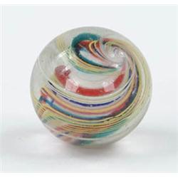 Lot #  524:  FINE LARGE SWIRL MARBLE.
