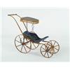 Image 1 : Lot #  526:  NICE PAINTED DOLL CARRIAGE.