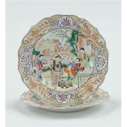 Lot #  546:  PAIR OF FINE ORIENTAL EXPORT PLATES.