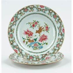 Lot #  547:  PAIR OF ORIENTAL EXPORT PLATES.