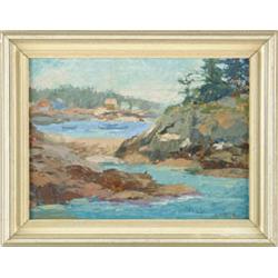 Lot #  563:  CARROLL THAYER BERRY (American, 1886-1978) “PIGEON COVE”.