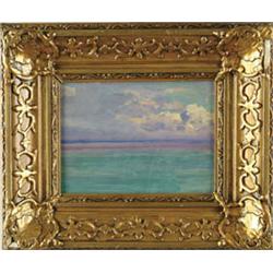 Lot #  597:  ATTRIBUTED TO ARTHUR WESLEY DOW (American, 1857-1922) “FROM GAY HEAD TO SEA”.