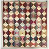 Image 1 : Lot #  610:  QUILT: LOG CABIN PIECED QUILT.
