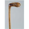 Image 1 : Lot #  618D.:  CANE: CARVED WOOD TALON AND BALL CANE.