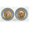 Image 1 : Lot #  623:  EXQUISITE PAIR OF VIENNA TYPE PORTRAIT PLATES.