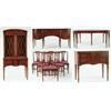 Image 1 : Lot #  693:  TEN PIECE MAHOGANY DINING ROOM SUITE BY VANLEIGH FURNITURE.