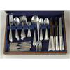 Image 1 : Lot #  696:  STERLING FLATWARE SERVICE BY HEIRLOOM (ONEIDA) IN THE “HEIRESS” PATTERN.