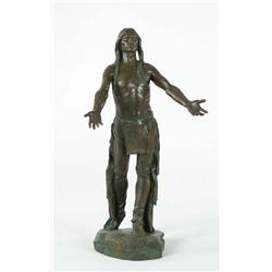 Lot #  718:  AFTER CHARLES HARRY HUMPHRISS (American, 1867-1934) “APPEAL TO THE GREAT SPIRIT”.