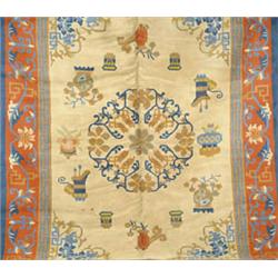 Lot #  720:  LARGE ROOM SIZE CHINESE STYLE RUG. 