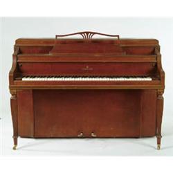 Lot #  721:  STEINWAY & SONS CONSOLE PIANO.