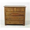 Image 1 : Lot #  725:  FRENCH PROVINCIAL CARVED WALNUT CHEST OF DRAWERS.