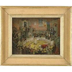 Lot #  748:  JAMES BATEMAN (English, 1893-1959) “THE SALE RING”.