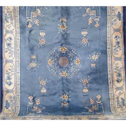 Lot #  755:  ROOM SIZE CHINESE ORIENTAL RUG.