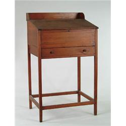 Lot #  761:  TALL PINE SCHOOL MASTER’S DESK.