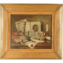 Lot #  768:  L. SZUCS (American, Early 20th C) PAIR OF STILL LIFE’S.