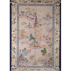 Lot #  790:  CHINESE ORIENTAL RUG.