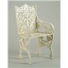 Image 1 : Lot #  793:  CAST IRON ARMCHAIR.