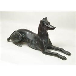 Lot #  794:  CAST IRON LIFE SIZE WHIPPET.