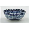 Image 1 : Lot #  797:  FINE BLUE AND WHITE IMARI PUNCHBOWL.