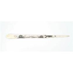 Lot #  823:  DECORATED SWORDFISH BILL.