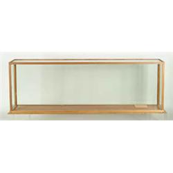 Lot #  829:  GLASS DISPLAY CASE FOR SHIP MODEL.
