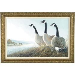 Lot #  841:  LARRY  TOSCHIK (American, 20th Century) IMPENDING DANGER.