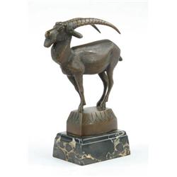 Lot #  846:  H. HEICHLINGER (19th/20th Century) GAZELLE.