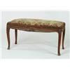 Image 1 : Lot #  848:  FRENCH STYLE CARVED BENCH.
