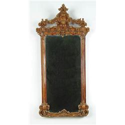 Lot #  852:  VICTORIAN FANCY MIRROR.