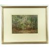 Image 1 : Lot #  852A.:  AGNES E. FOSTER (American, Early 20th C) FORESTED LANDSCAPE.