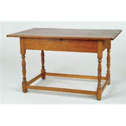 Lot #  864:  BREADBOARD TOP TAVERN TABLE.