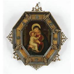 Lot #  883:  FRAMED ICON.