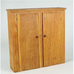 Lot #  886:  TWO DOOR ANTIQUE CUPBOARD.
