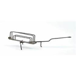 Lot #  894:  WROUGHT IRON LONG HANDLE ROTATING TOASTER.