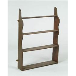 Lot #  920:  ANTIQUE SHAPED WALL SHELF.