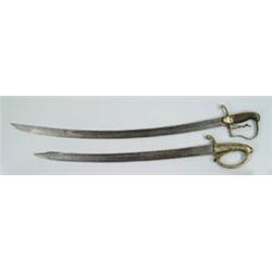 Lot #  934:  TWO EARLY SWORDS.