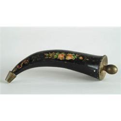 Lot #  935:  DECORATED POWDER HORN.