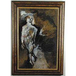 Lot #  936:  CHARLES MARCON (French, 1920-) “L’ HOMME QUI MARCHE”.