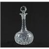 Image 1 : Lot #  968:  CUT GLASS STOPPERED DECANTER.