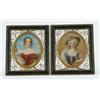 Image 1 : Lot #  996:  PAIR OF MINIATURE PORTRAITS OF LADIES.