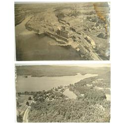 Lot #  1024:  TWO LARGE MOUNTED MAINE PHOTOGRAPHS.