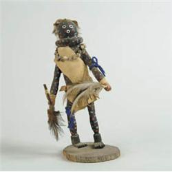 Lot #  1027:  TWO HOPI KACHINA DOLLS.