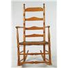 Image 1 : Lot #  1034:  EARLY LADDERBACK ARMED ROCKER.