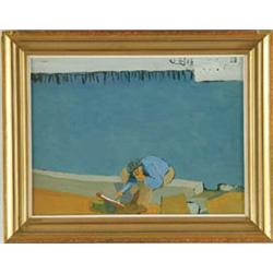 Lot #  1035:  ATTRIBUTED TO FLETCHER MARTIN (American, 1904-1979) THE ARTIST.