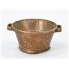 Image 1 : Lot #  1048:  TWO HANDLED COPPER COLANDER.